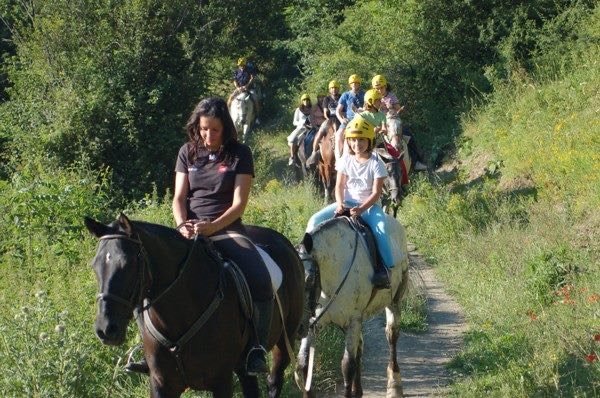 Paseos en pony en el valle de Arán